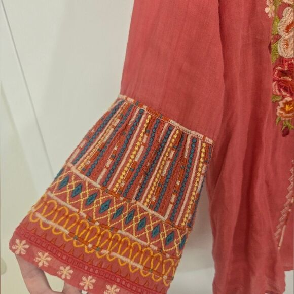 Johnny Was Workshop Tilly Flare Top - Picture 6 of 9